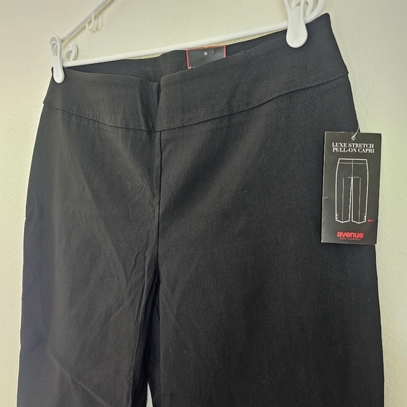 AVENUE Luxe Stretch Gracie Eyelet Capri - Picture 4 of 13